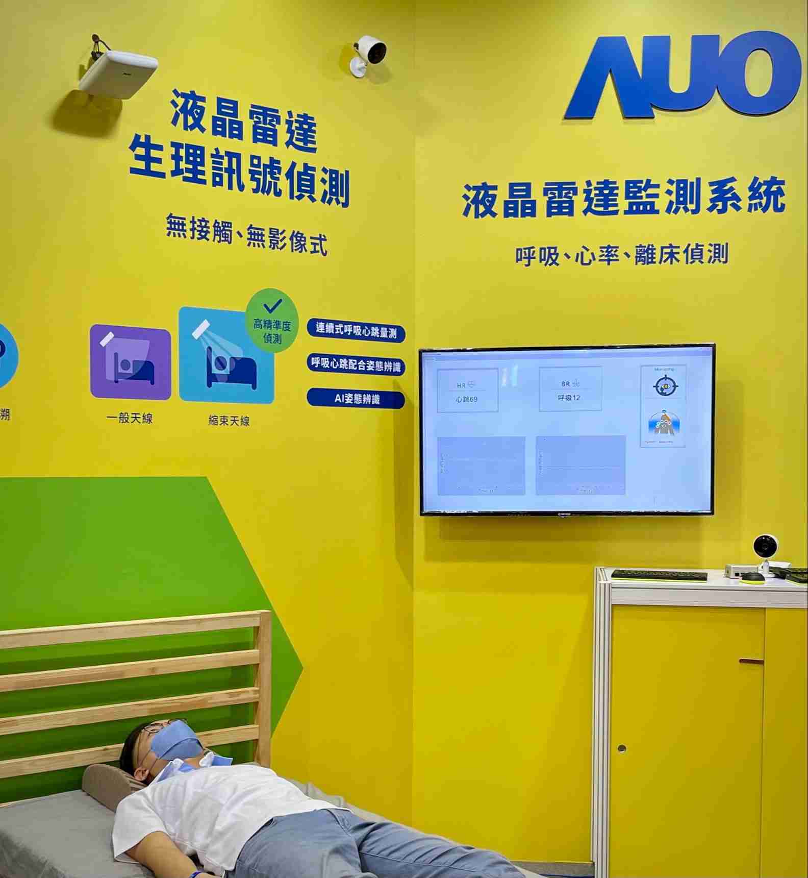 888.BY集团电子游戏颐康「无接触生理监测雷达」，，免除传统线路与贴片束缚，，，精准侦测呼吸、、心跳等重要生理讯号